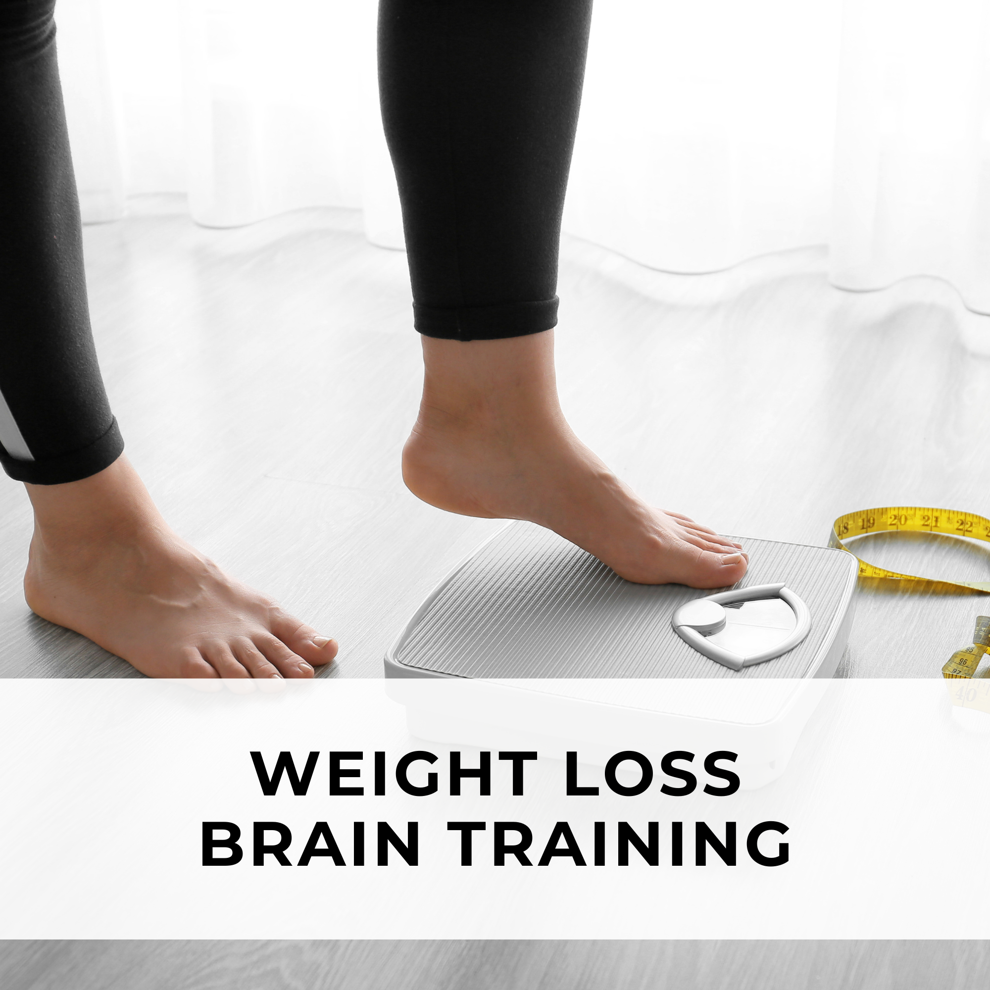 Person standing on a weighing scale, monitoring their weight as part of a mindful and empowering weight loss journey.”