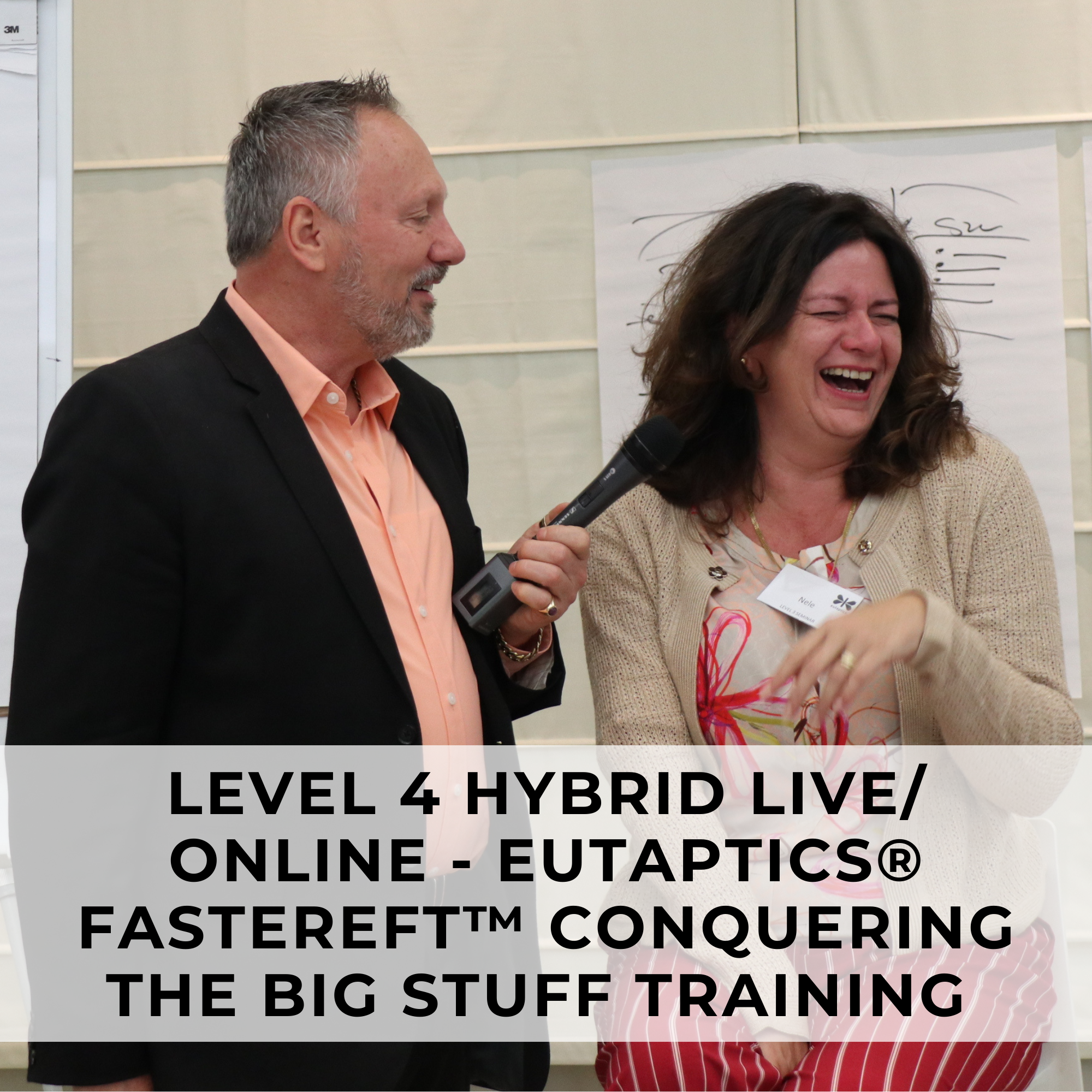 Level 4 Hybrid Live/Online - eutaptics® FasterEFT™ Conquering the Big Stuff Training | Saturdays, April 5 - May 3, 2025